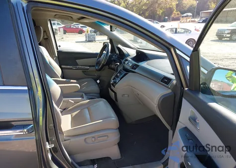 2013 Honda Odyssey Ex-L из США, поврежденный, VIN 5FNRL5H66DB004744